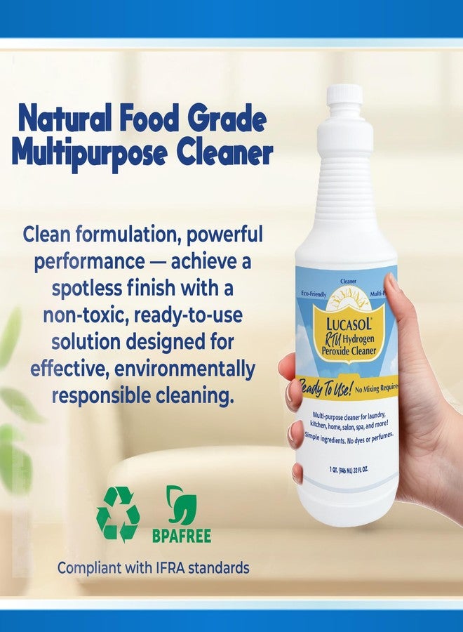 Lucasol Food Grade RTU Ready to Use Hydrogen Peroxide - 1 Quart (32 Fl Oz) - Image 4